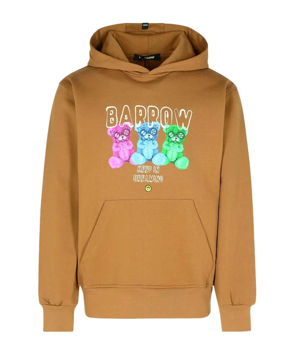 Logo Printed Long-Sleeved Hoodie