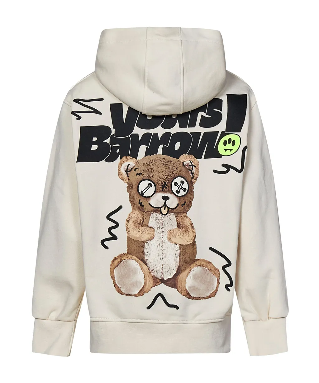 Kids Teddy Bear Printed Hoodie