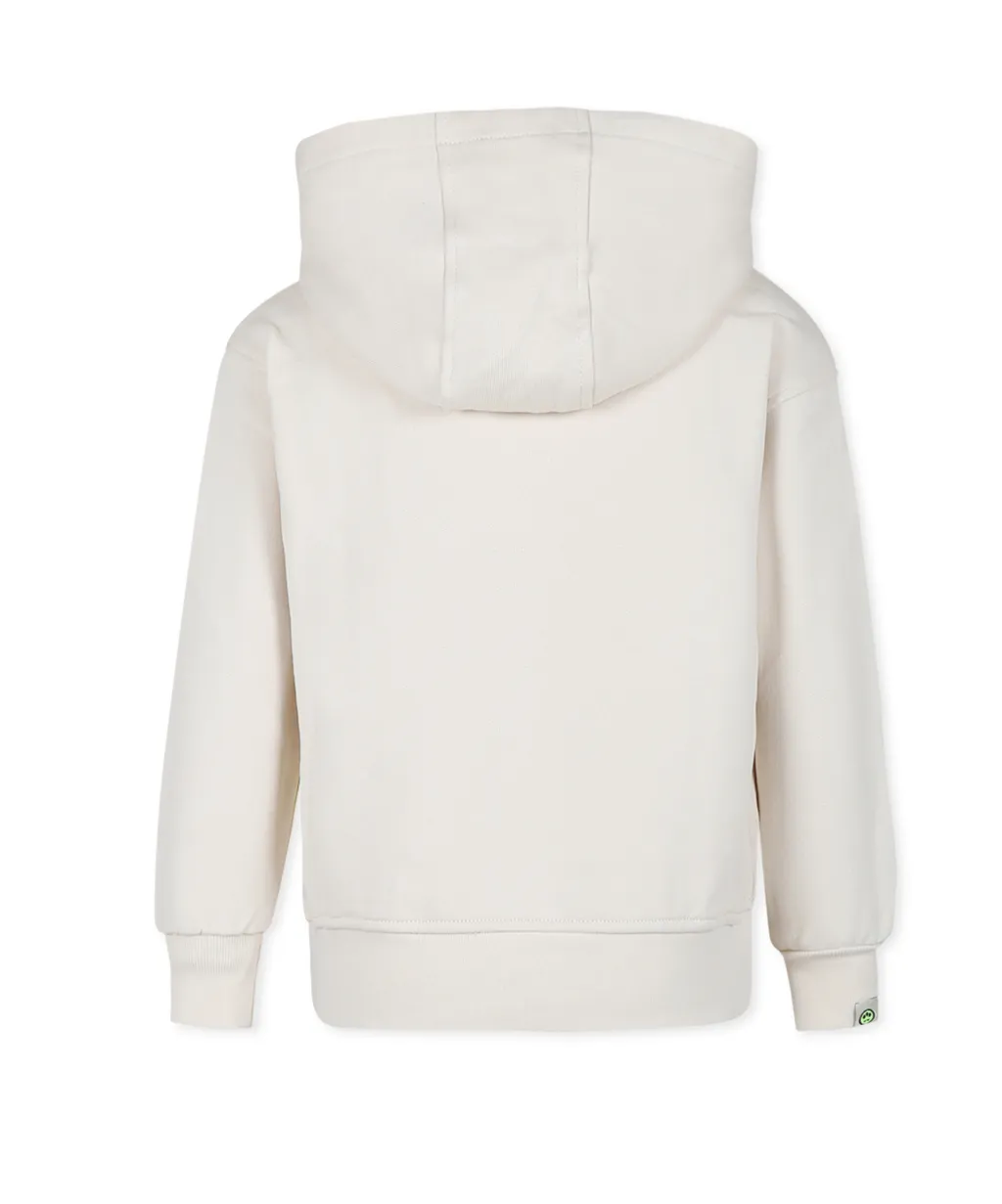 Kids Logo Flocked Teddy Bear Hoodie