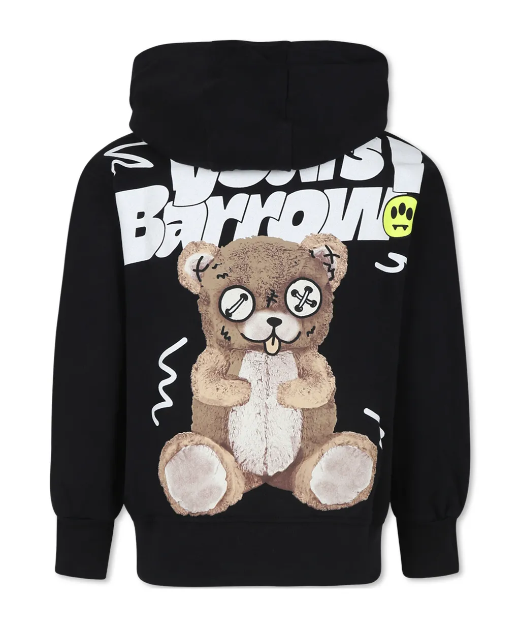 Kids Teddy Bear Printed Hoodie