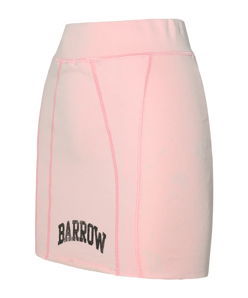 Logo Spliced Skirt