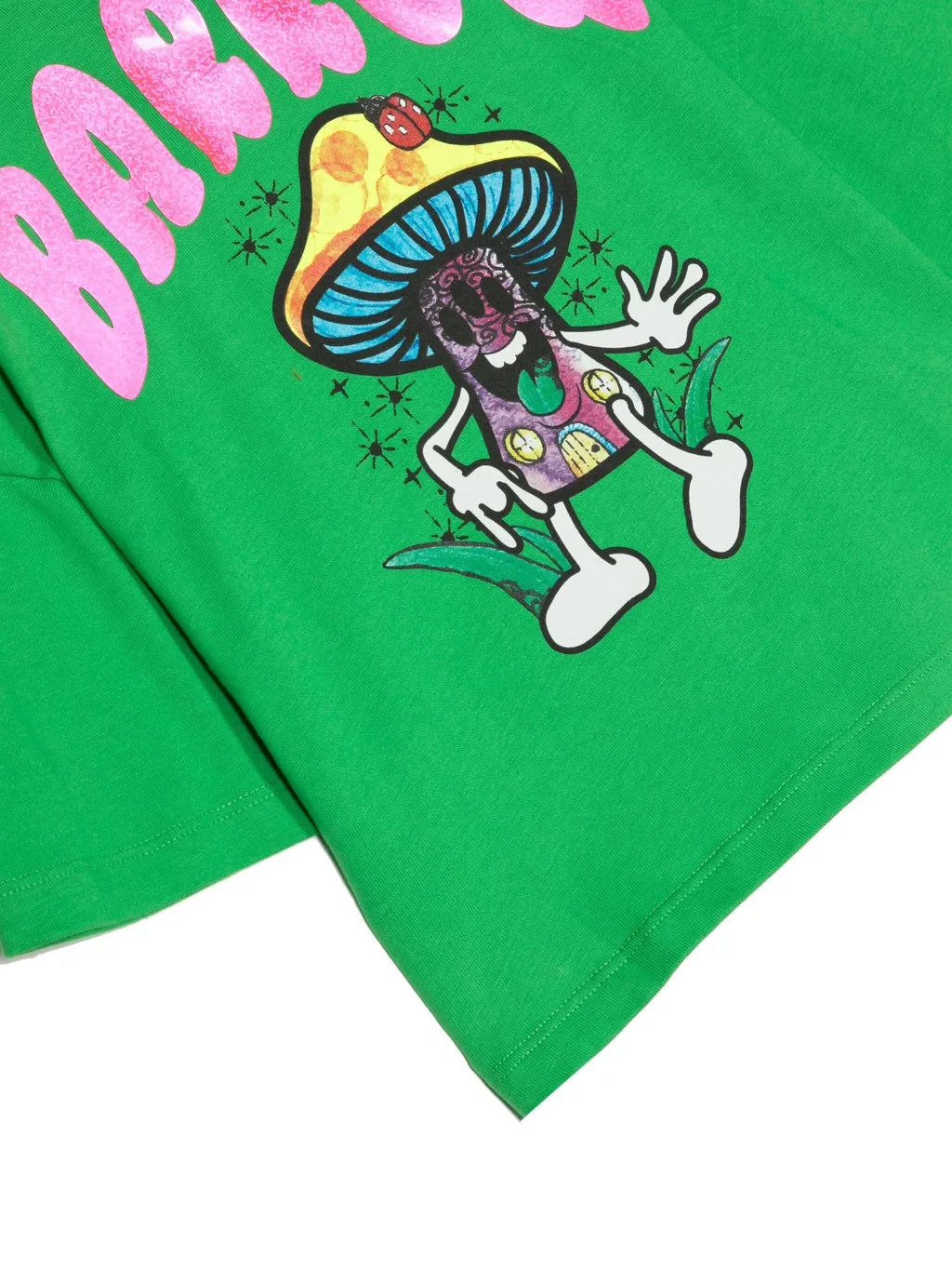 Logo-Print Cotton Crop Top