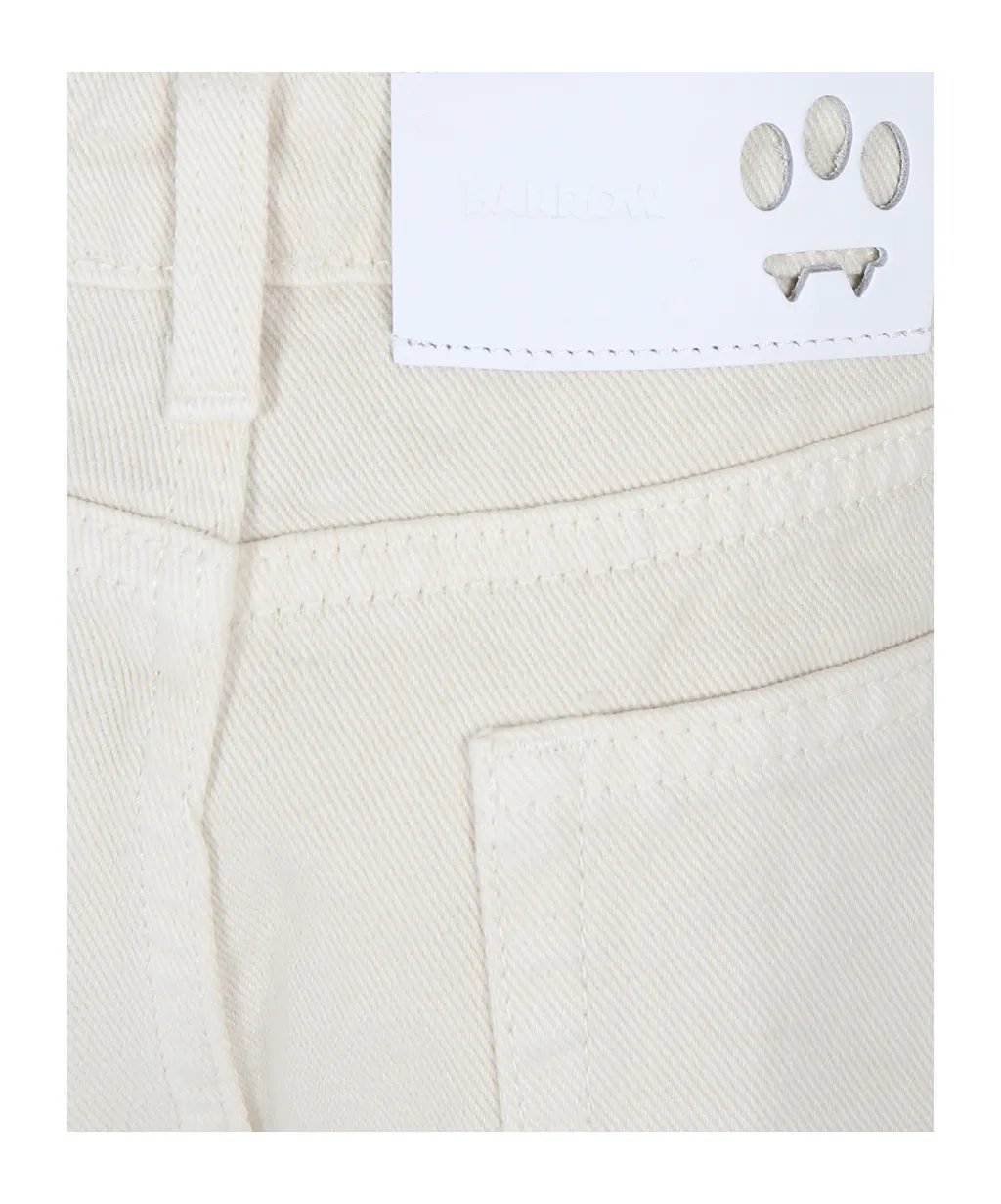 Edge Frayed Denim Shorts