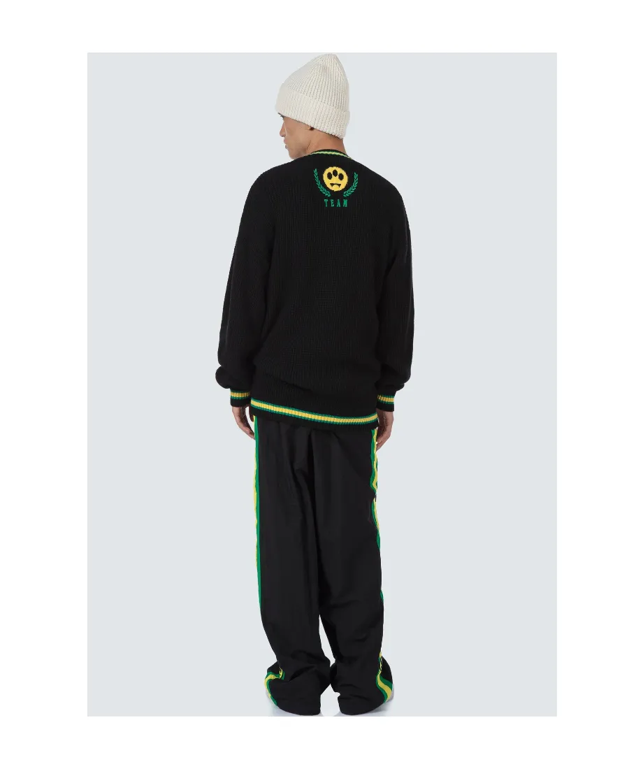 Logo Embroidery Knit Sweater