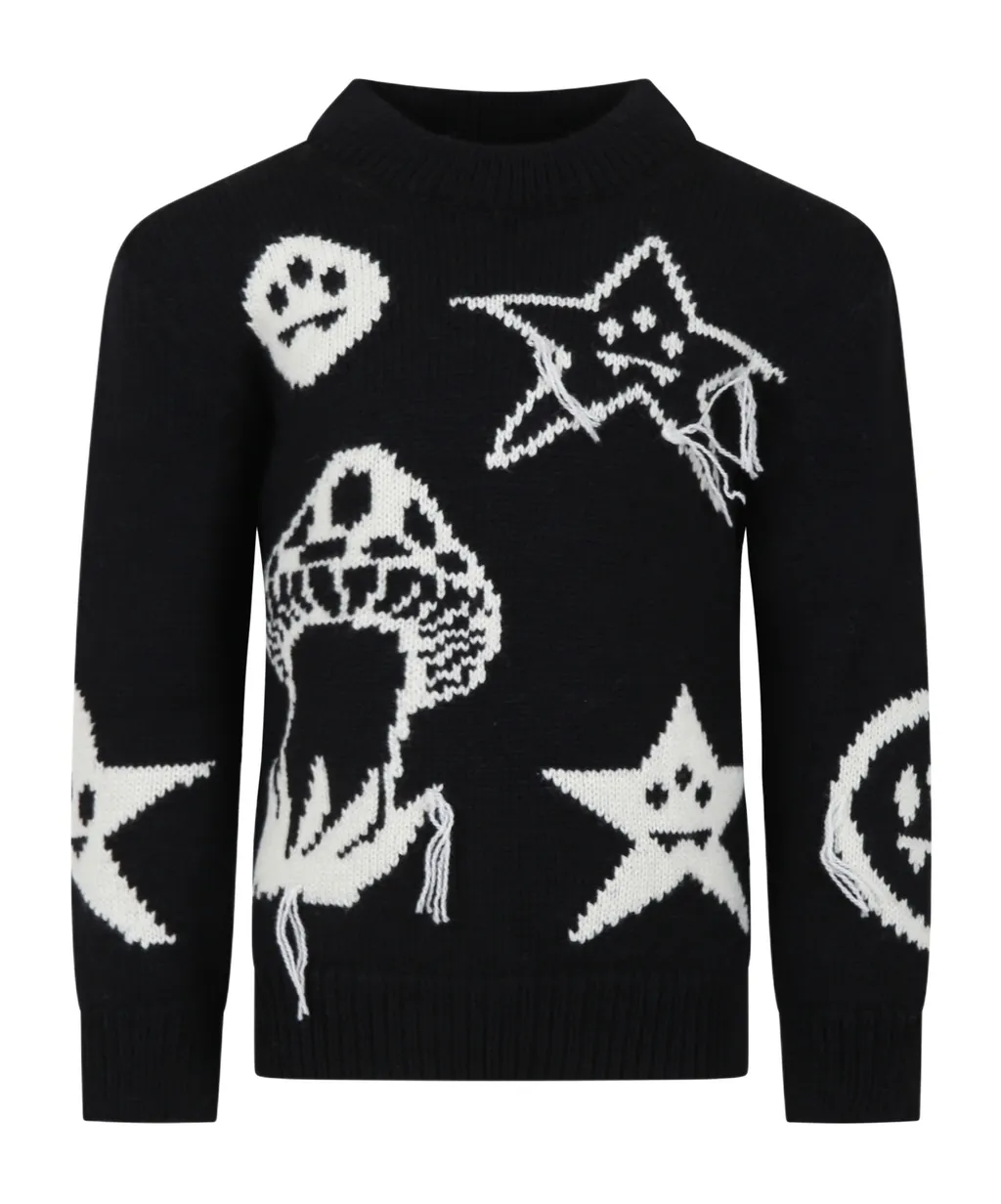 Stars Intarsia Knit Jumper
