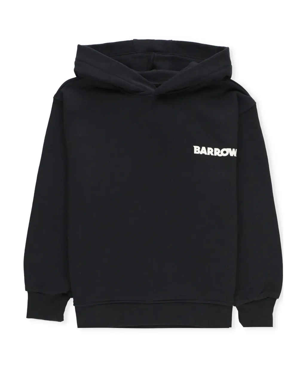 Kids Logo Printed Long Sleeved Hoodie