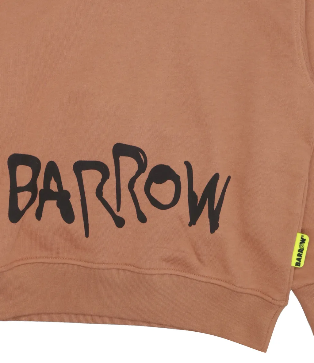 Bear-Print Cotton Hoodie