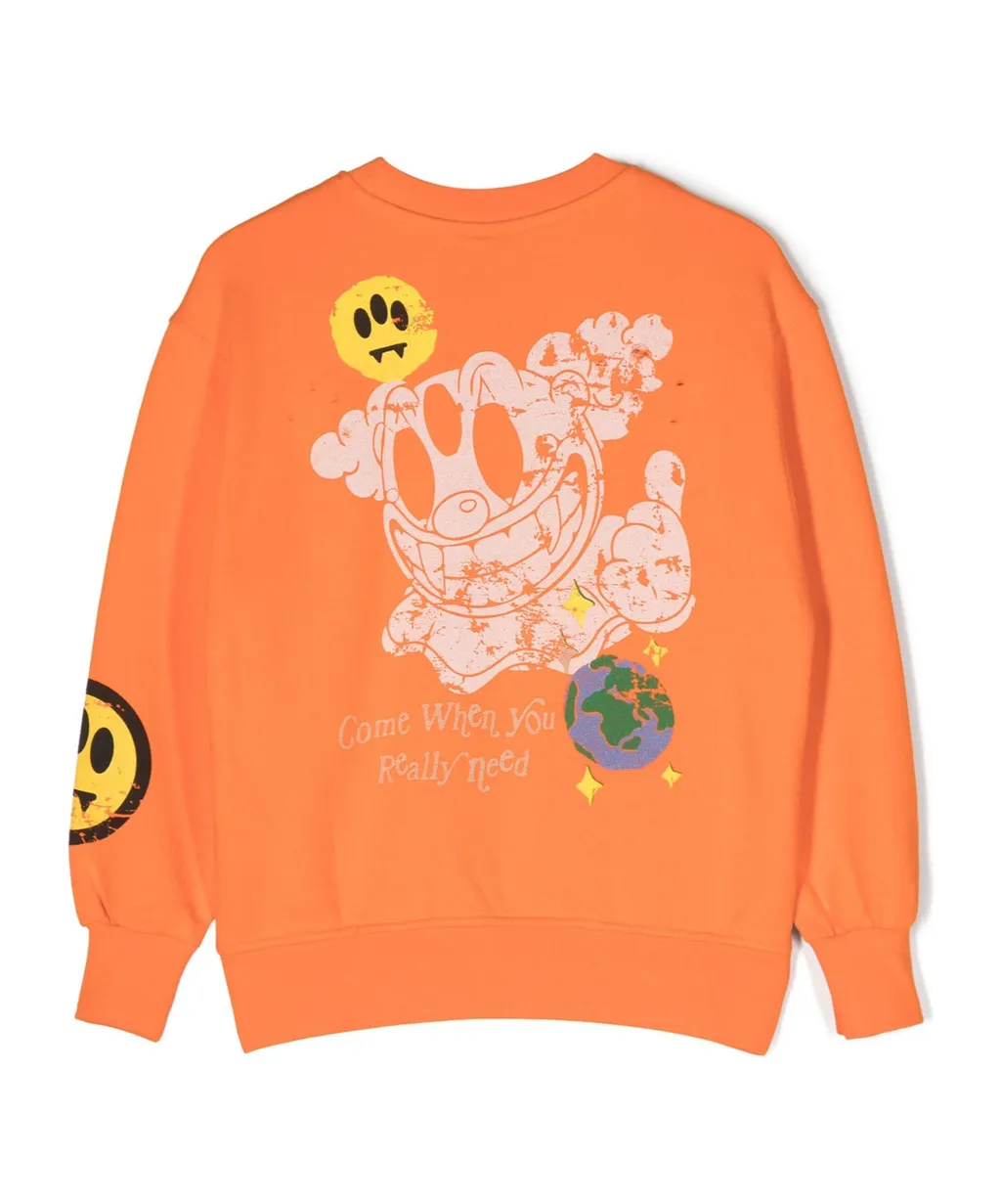 Graphic-Print Cotton Sweatshirt