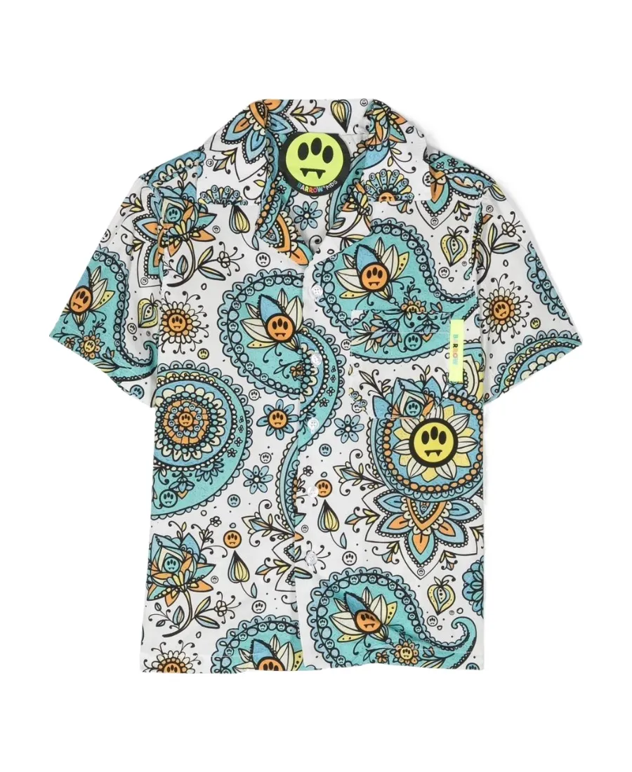 Paisley Print Short Sleeve Shirt