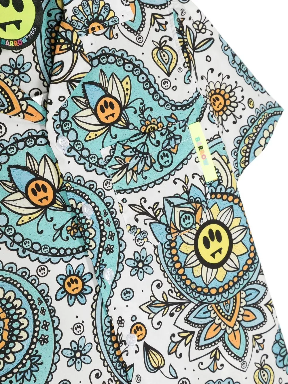 Paisley Print Short Sleeve Shirt