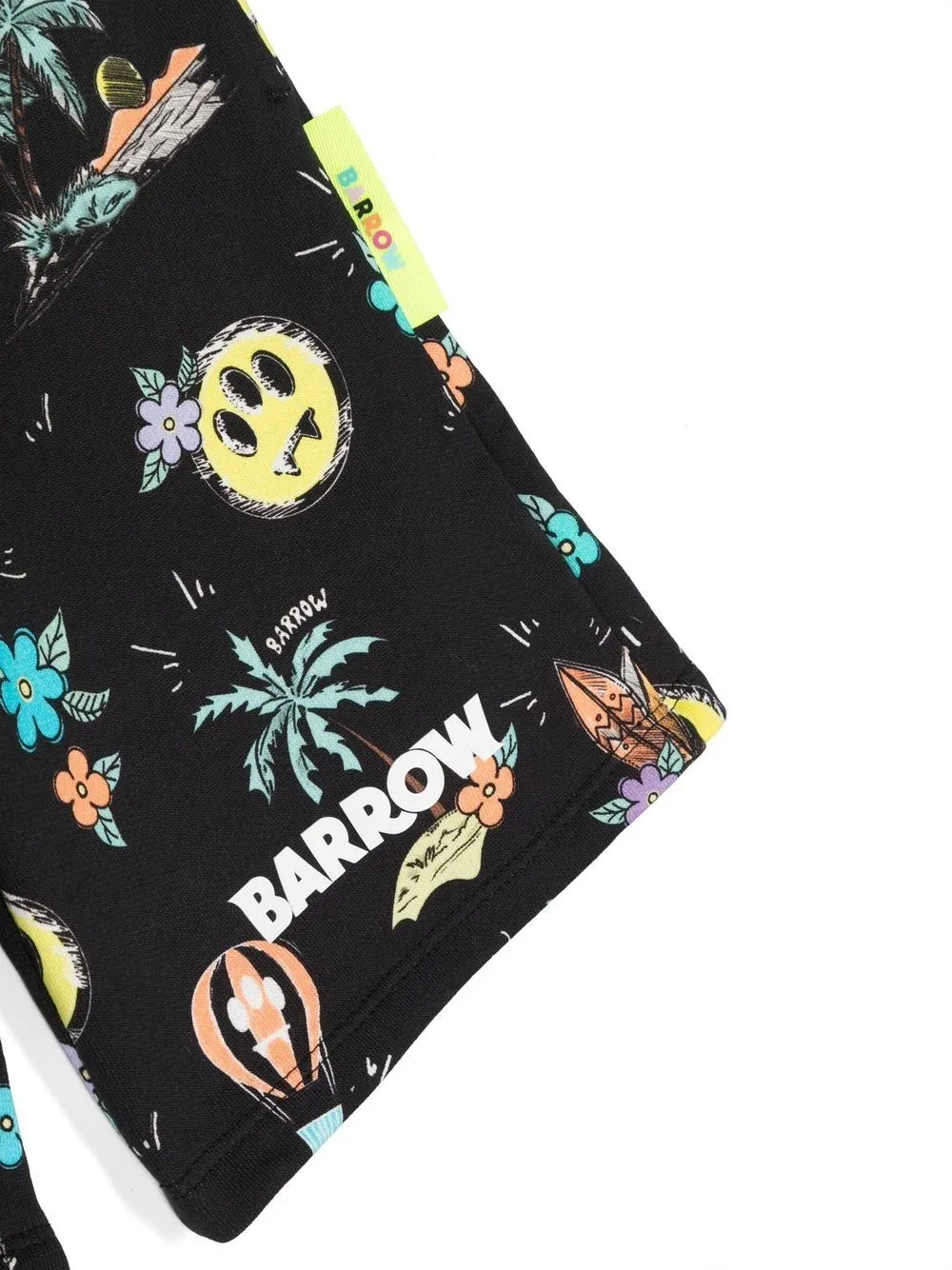 Graphic-Print Track Shorts