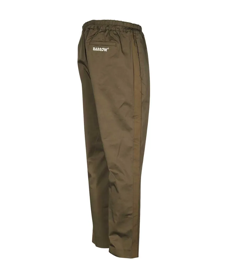 Elasticated-Waist Chino Trousers