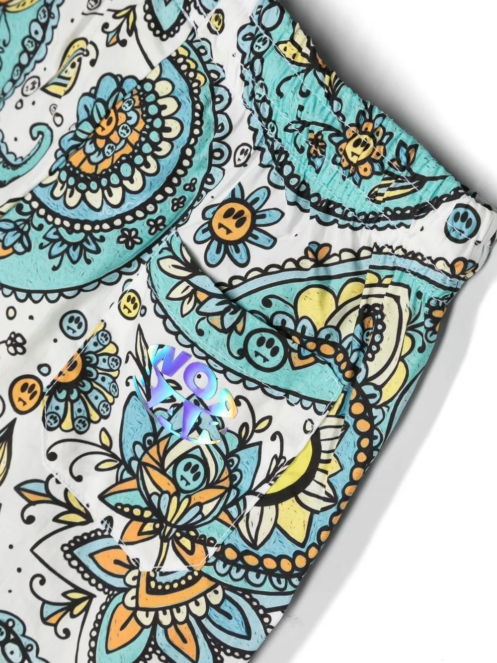 Paisley-Print Swim Shorts