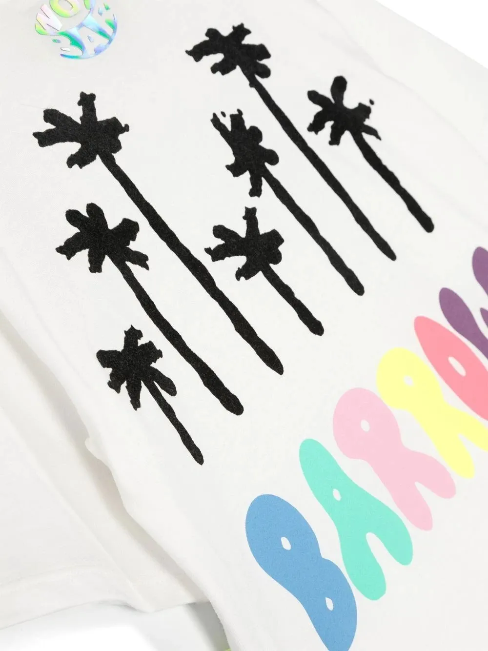 Smiley Face-Print T-Shirt