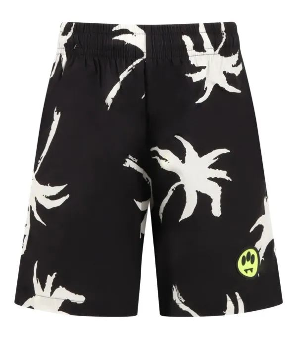 Graphic-Print Elasticated Shorts