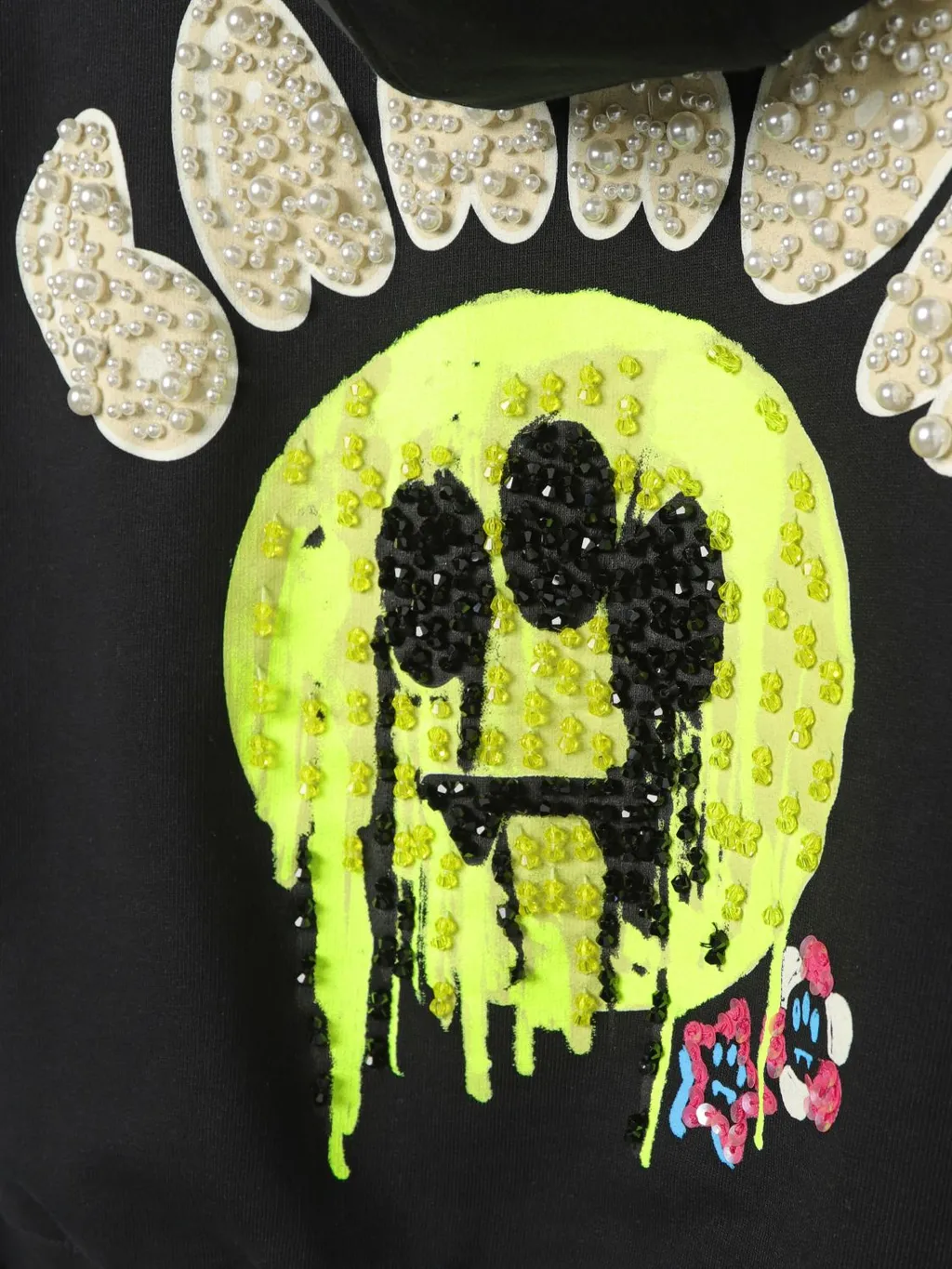 Embellished Logo Hoodie