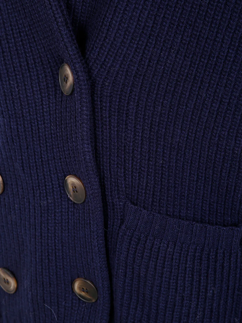 Button Shawl-Collar Cardigan