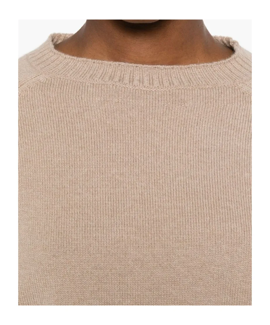 Ribbed Crew Neck Sweater
