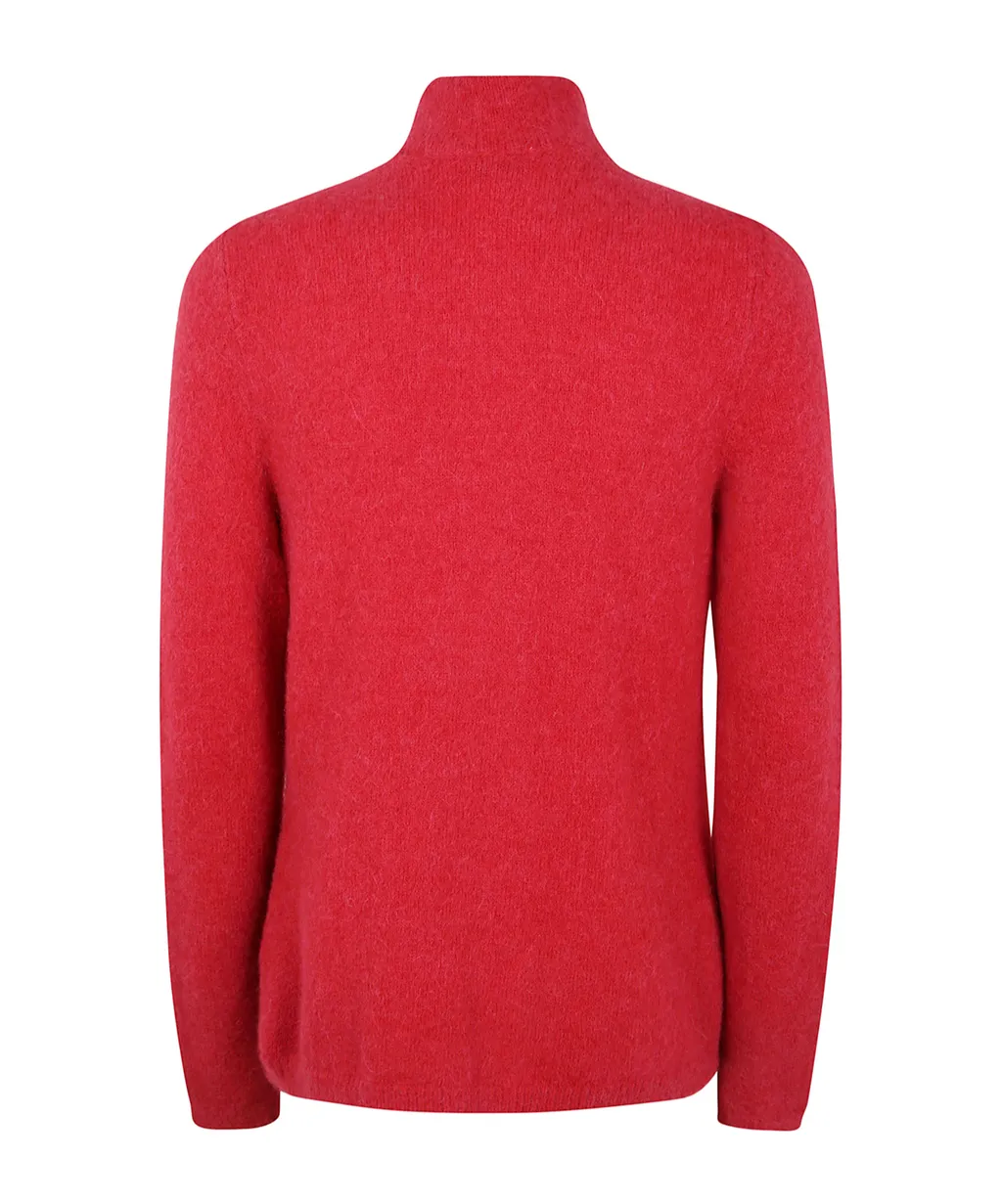 Single-Breasted Knitted Jacket