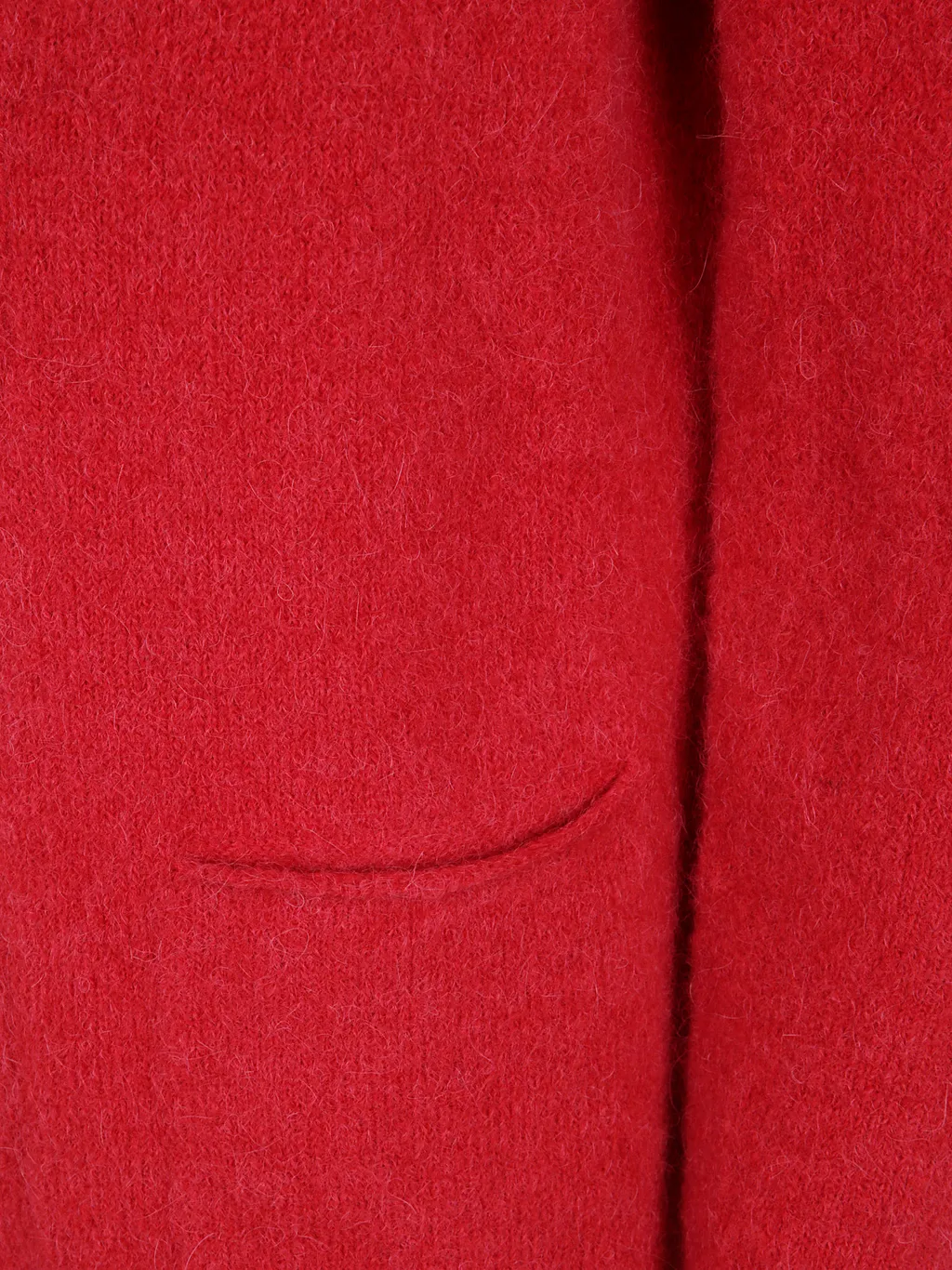 Single-Breasted Knitted Jacket