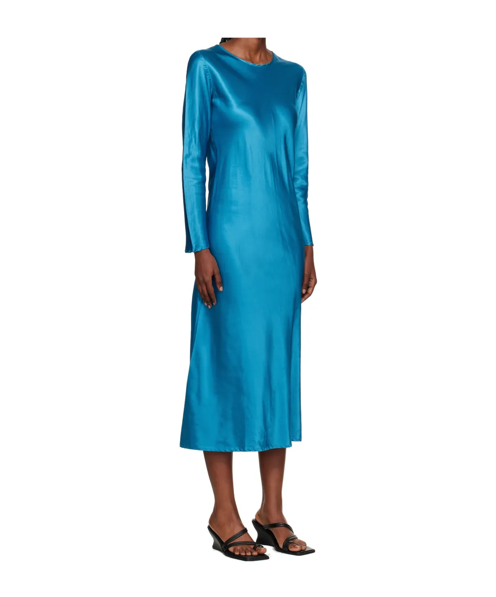 Round Neck Long Sleeve Dress