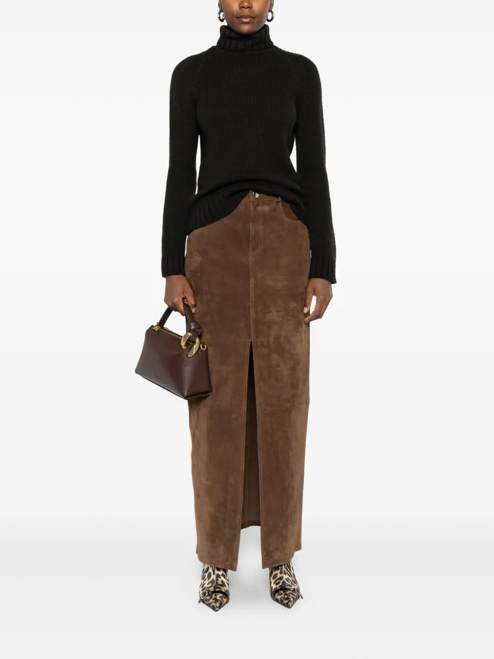 Ribbed Turtleneck Sweater