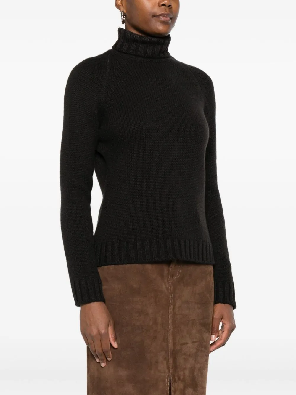 Ribbed Turtleneck Sweater