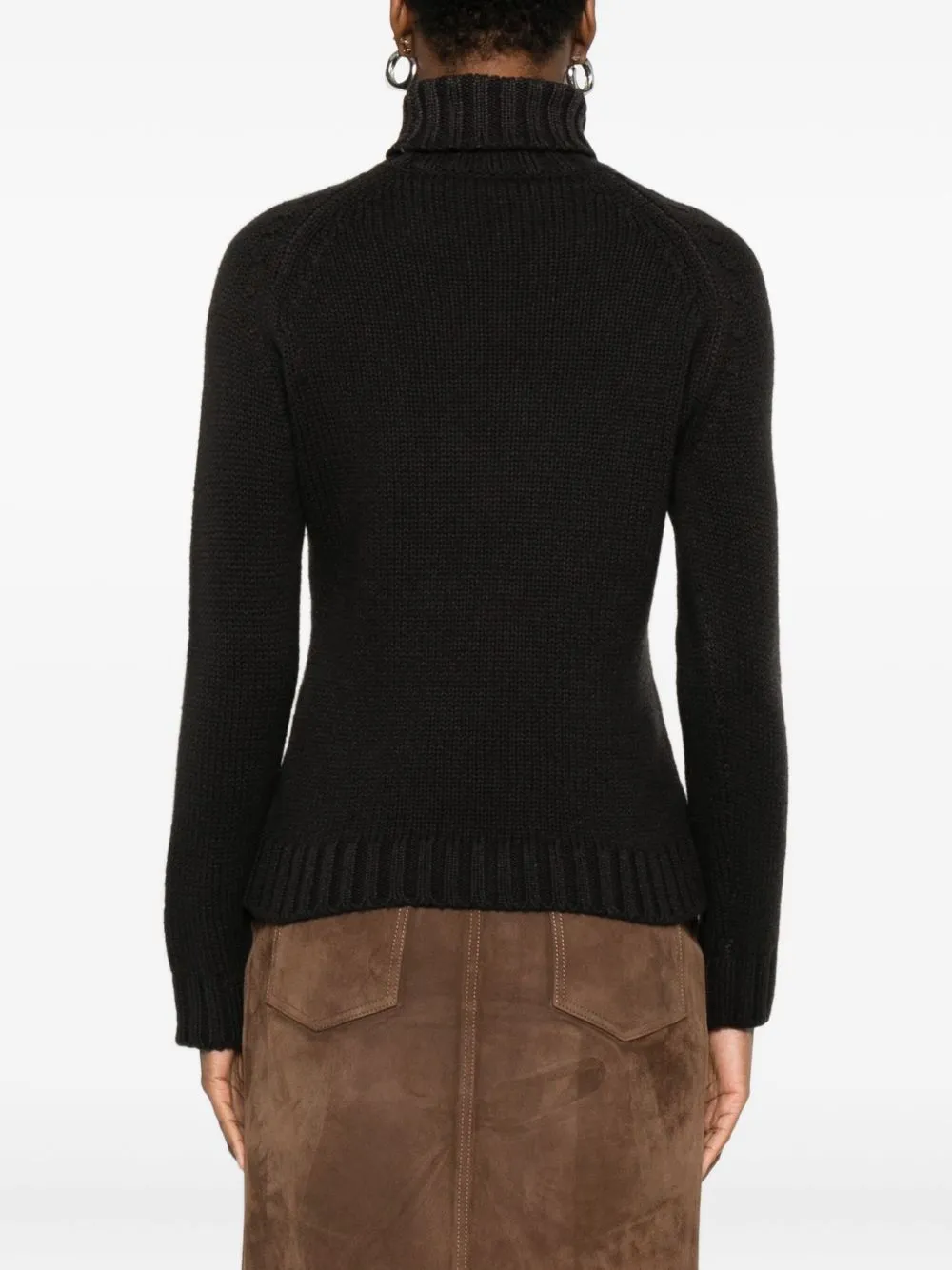 Ribbed Turtleneck Sweater