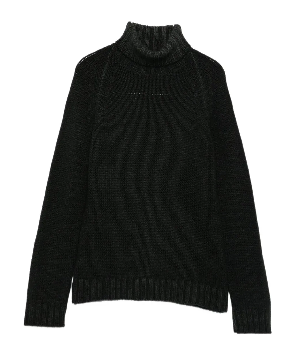 Ribbed Turtleneck Sweater