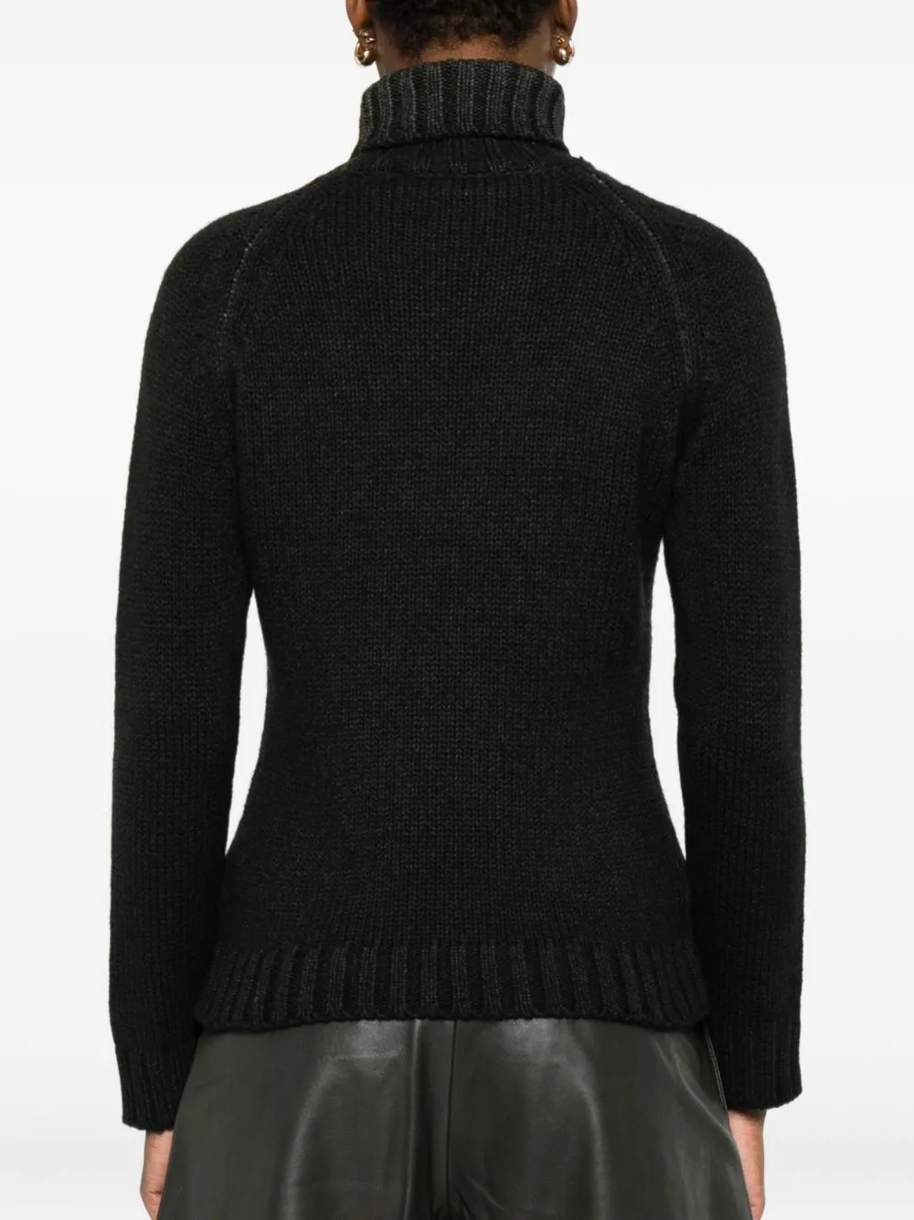 Ribbed Turtleneck Sweater