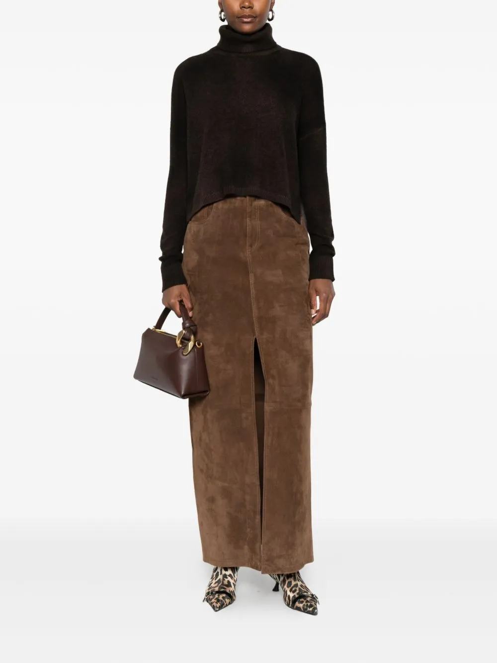 Ribbed Turtleneck Sweater