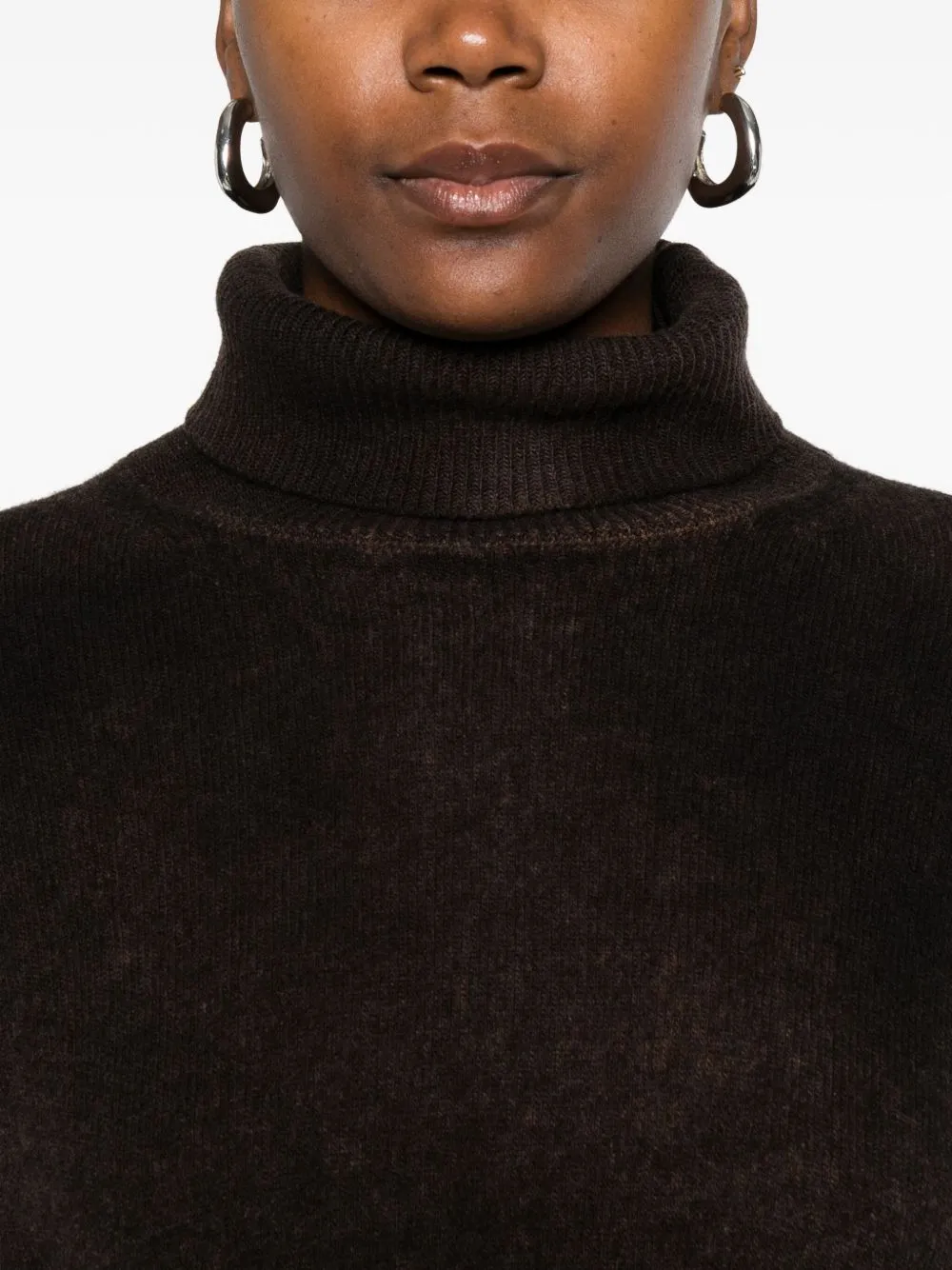 Ribbed Turtleneck Sweater
