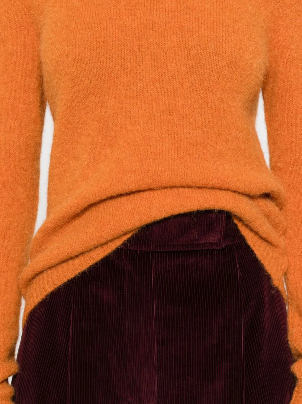 Ribbed Crewneck Sweater