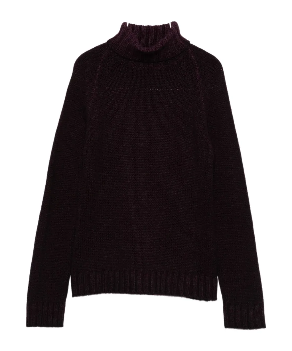 Ribbed Turtleneck Sweater
