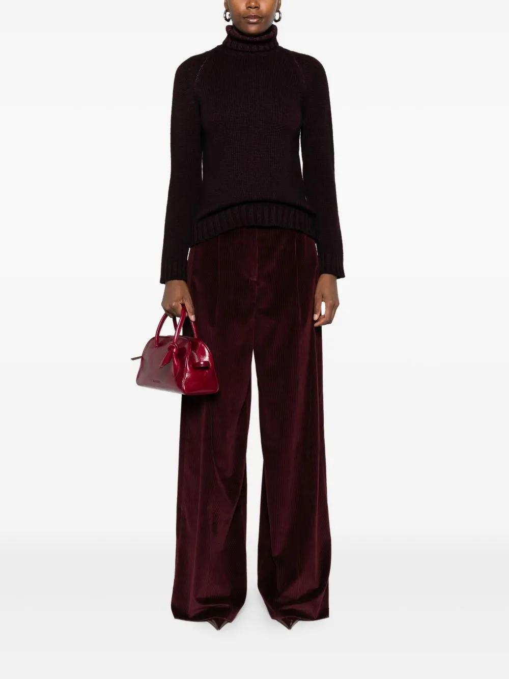 Ribbed Turtleneck Sweater