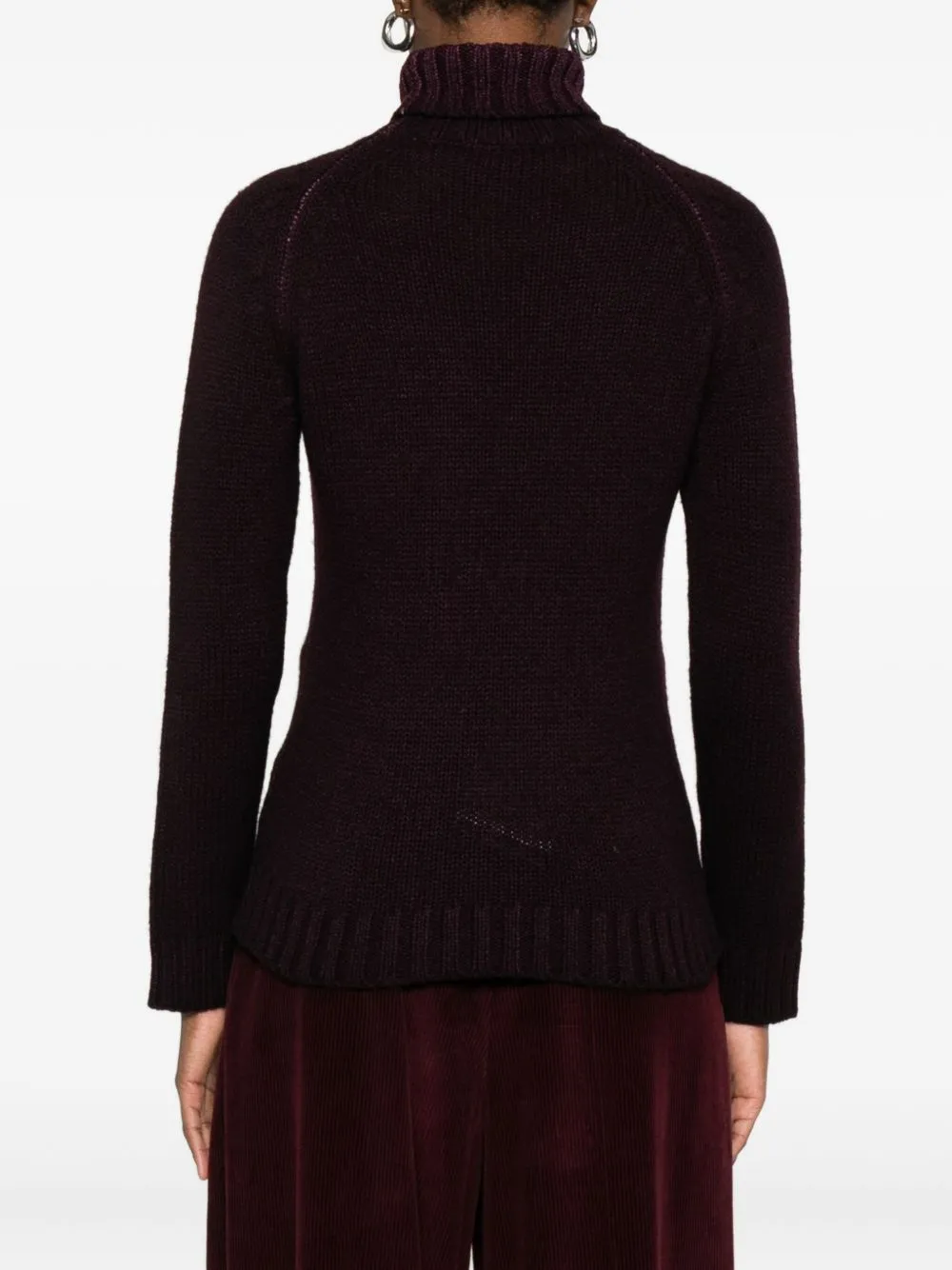 Ribbed Turtleneck Sweater