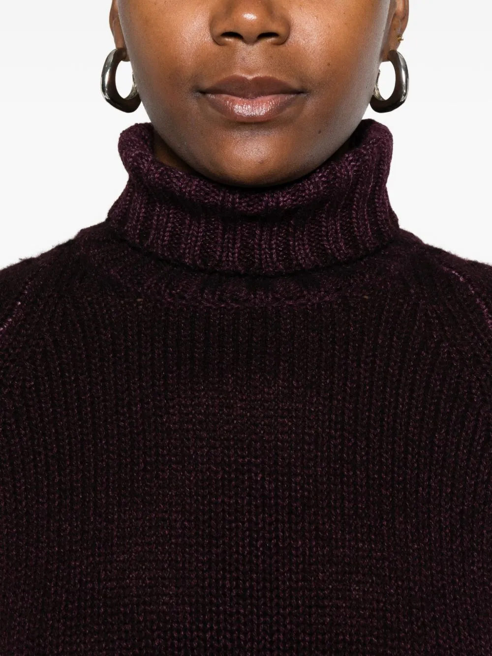 Ribbed Turtleneck Sweater