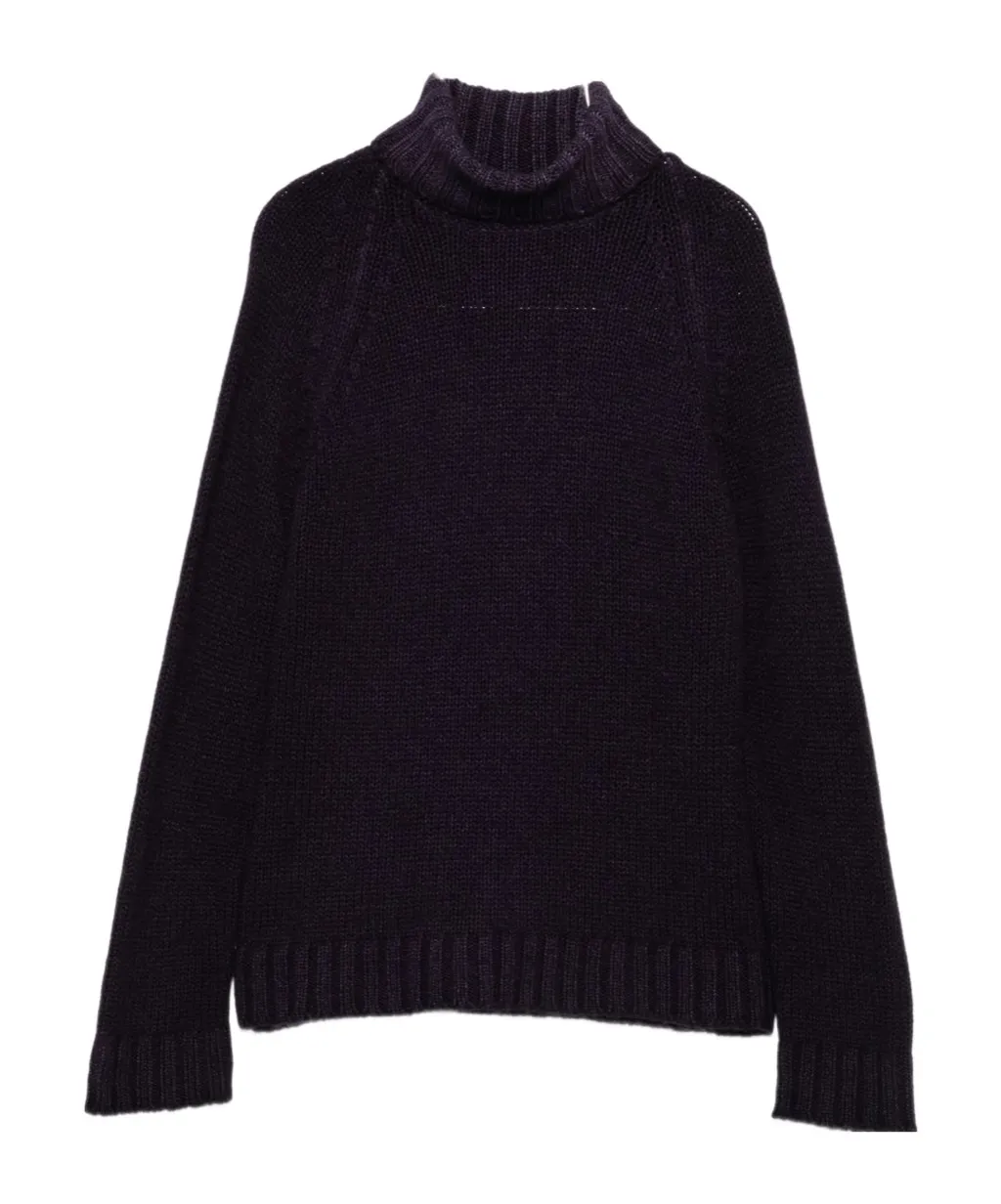 Ribbed Turtleneck Sweater