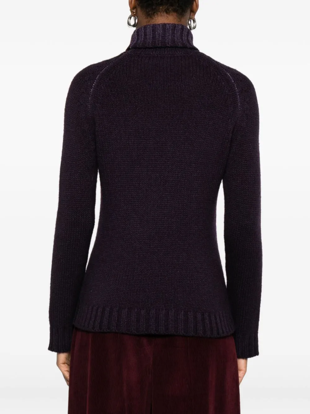 Ribbed Turtleneck Sweater