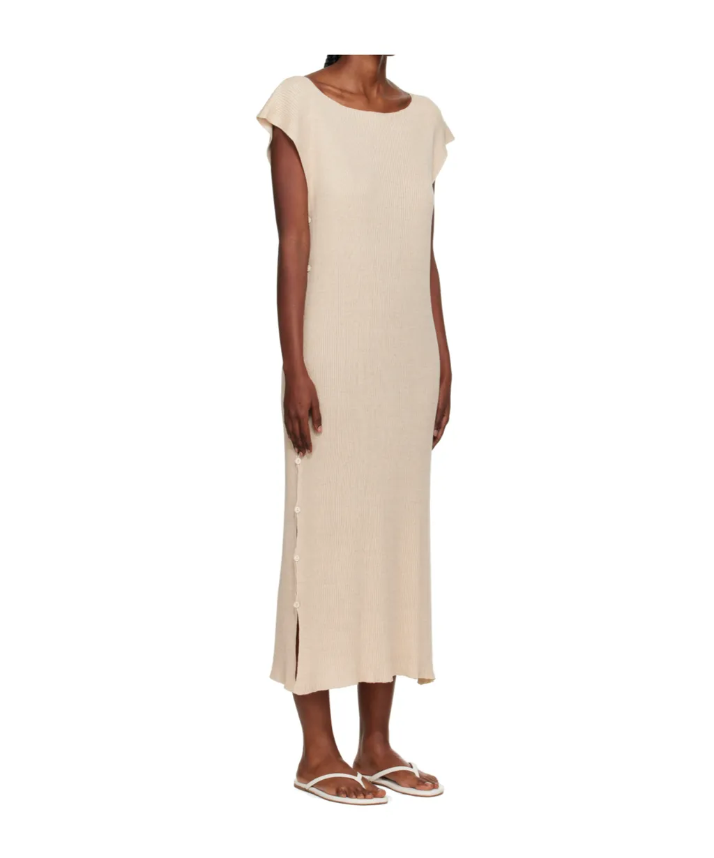Boat Neck Knit Dress