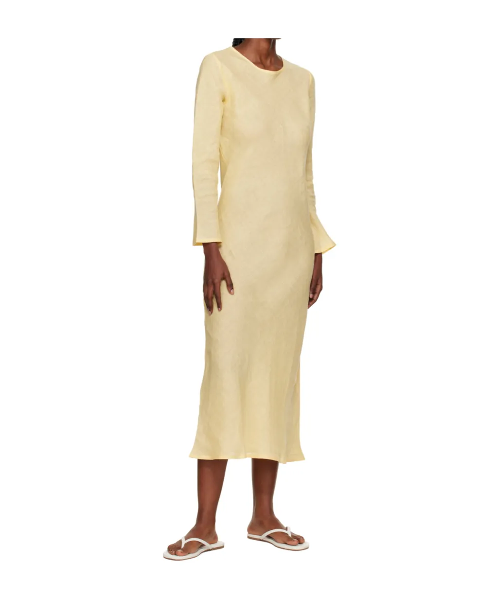 Round Neck Long Sleeve Dress