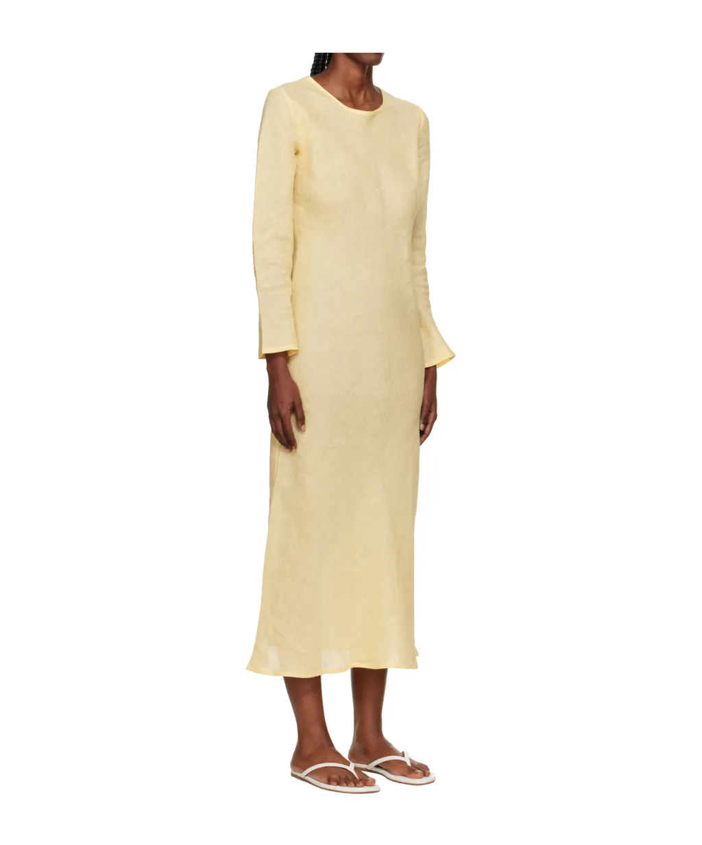 Round Neck Long Sleeve Dress