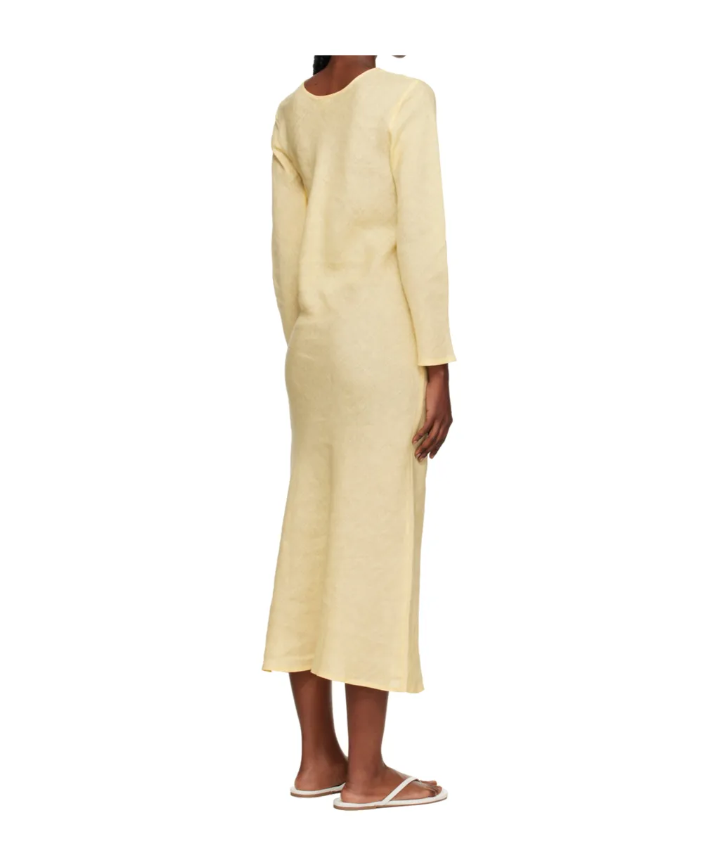 Round Neck Long Sleeve Dress