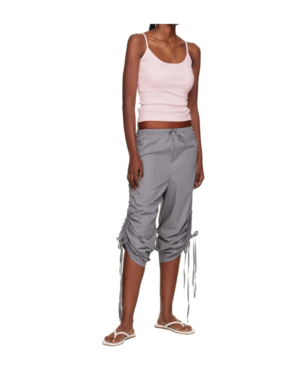 Drawstring Waist Casual Pants