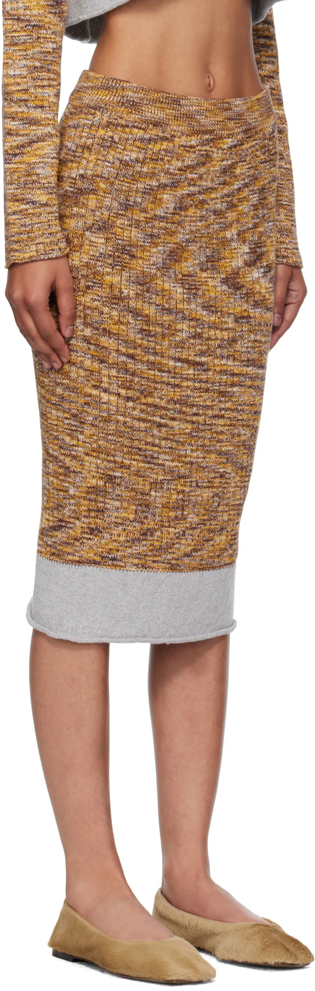 Ribbed Knit Skirt
