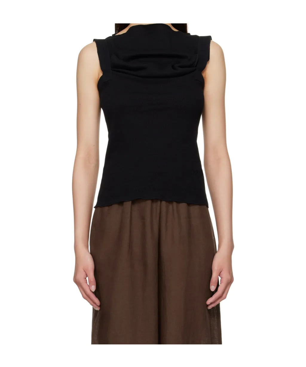 Lud Ruffled-Trim Top
