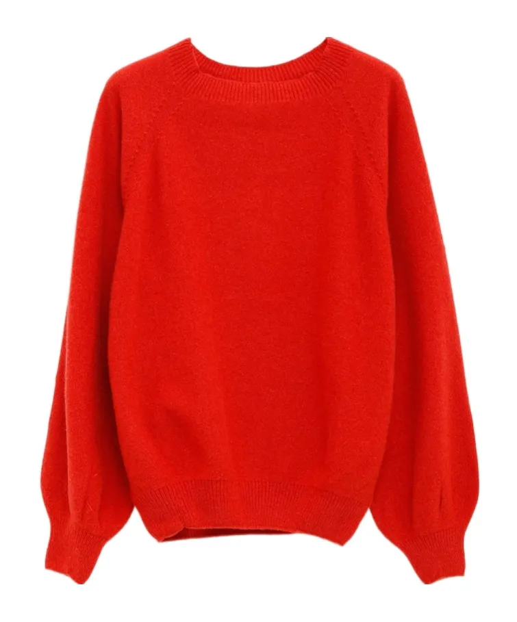 Soar Purl Raglan-Sleeve Jumper
