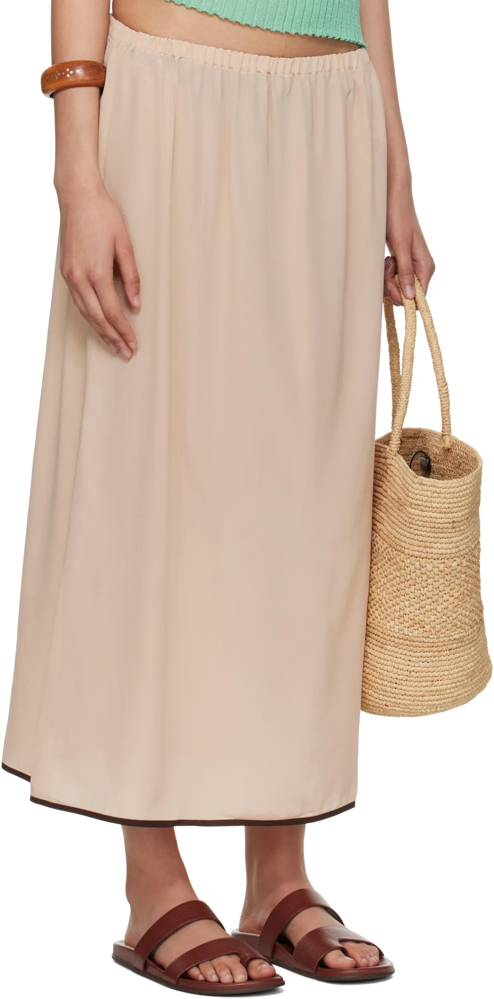 Elastic Waist Skirt