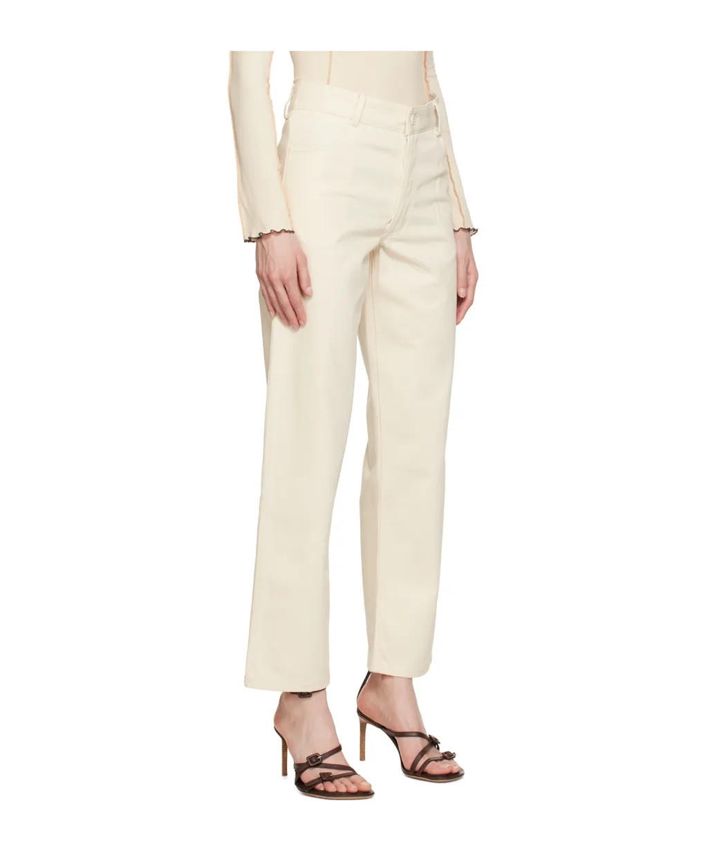 Low-Rise Denim Trousers