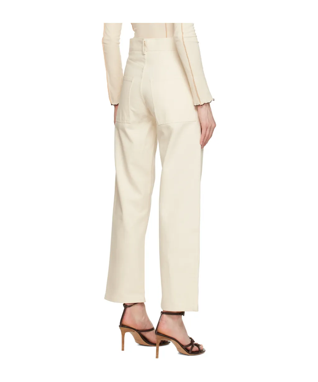 Low-Rise Denim Trousers